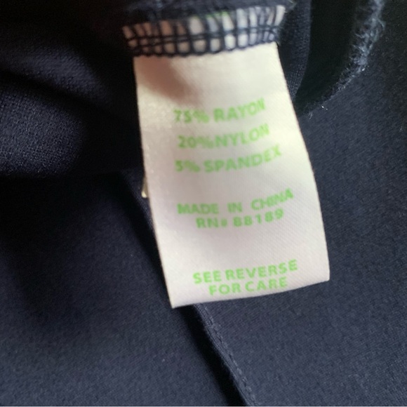 Lilly Pulitzer navy seamed pants - Picture 11 of 14